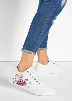 Sneaker mit floralem Druck|bonprix New