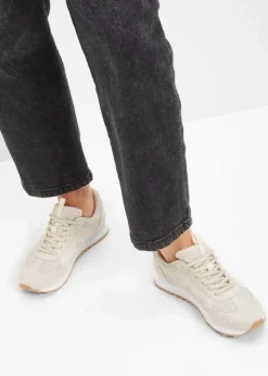 Sneaker mit Mesh-Einsatz|bonprix Hot