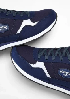 bonprix Jungen·Sneaker|Sneaker|Sneaker mit Mesh-Einsatz blau