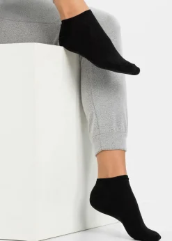 bonprix Socken|Socken|Sneakersocken mit Bio-Baumwolle (20er Pack) schwarz