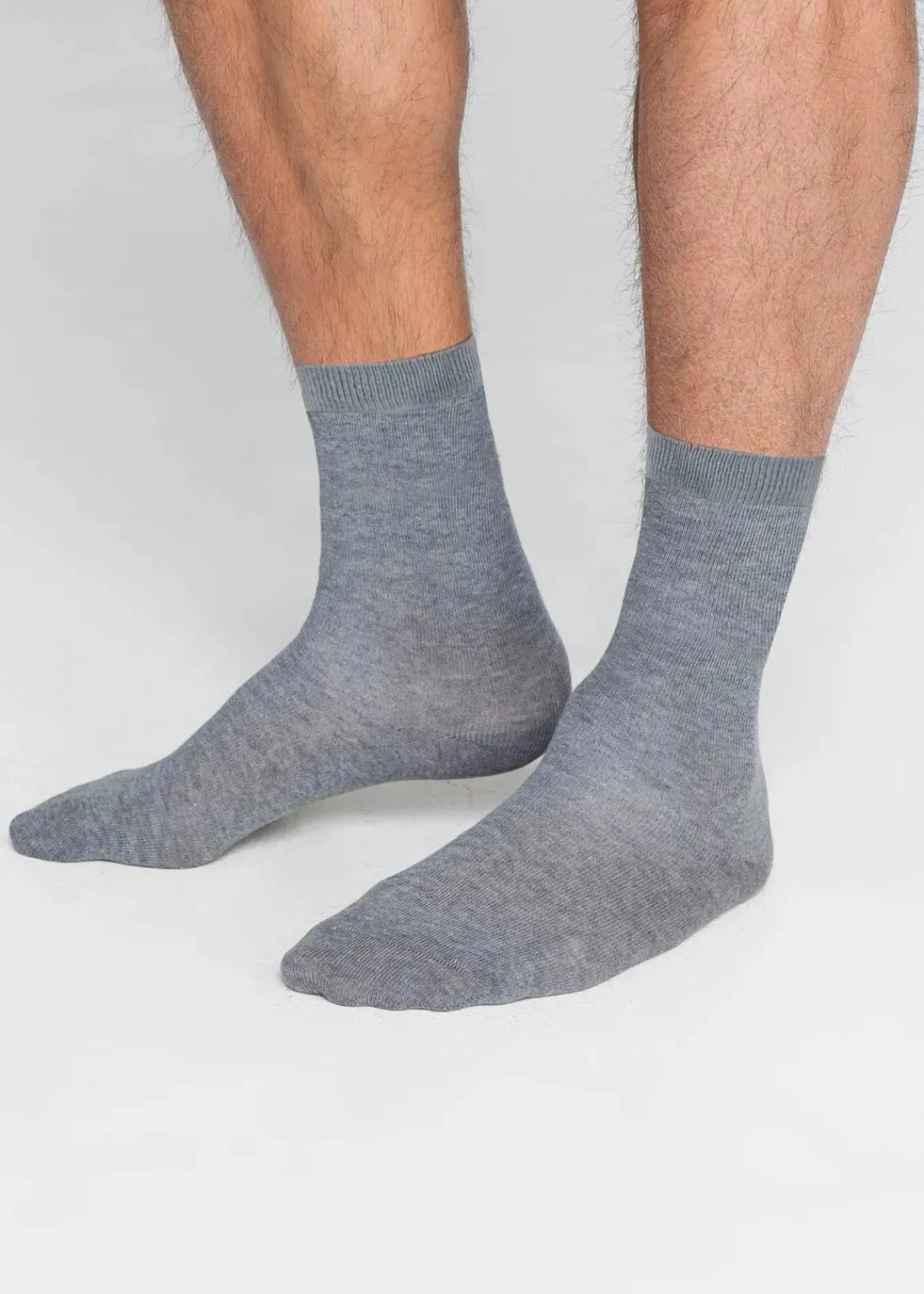 bonprix Socken & Strumpfhosen|Basics|Socken mit Bio-Baumwolle (10er Pack) grautöne