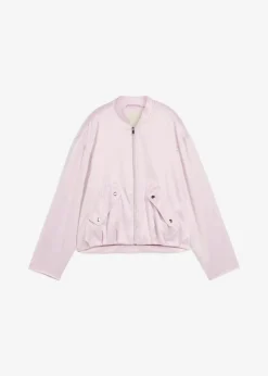 bonprix Bekleidung·Hosen|Jacken & Mäntel|Softblouson aus glänzendem Viskose-Mix puderflieder