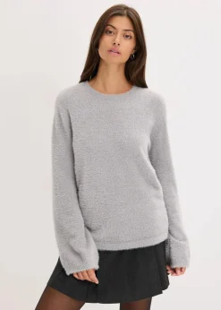 Softer Pullover mit weiten Ärmeln|bonprix