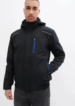 Softshelljacke in Blousonform mit Kapuze|bonprix Discount
