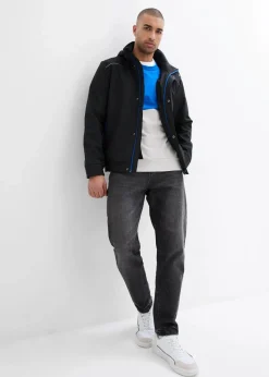Softshelljacke in Blousonform mit Kapuze|bonprix Discount