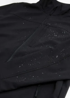 bonprix Outdoorbekleidung|Jacken & Mäntel|Softshell-Parka mit abnehmbarer Kapuze schwarz