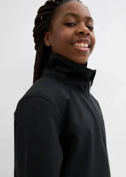 Softshell-Parka mit abnehmbarer Kapuze, wasserabweisend|bonprix Online