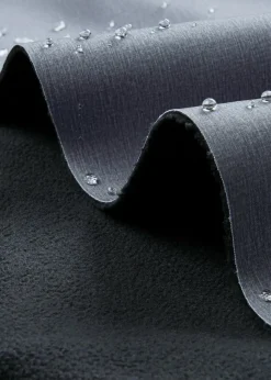 bonprix Bekleidung·Hosen|Jacken & Mäntel|Softshell-Parka mit Kapuze rauchgrau meliert