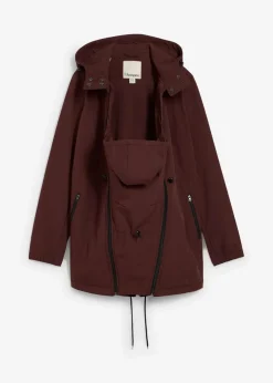 bonprix Bekleidung·Blazer|Umstandsmode|Softshell-Tragejacke / Umstandsjacke, weitenregulierbar terrabraun