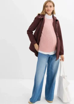 bonprix Bekleidung·Blazer|Umstandsmode|Softshell-Tragejacke / Umstandsjacke, weitenregulierbar terrabraun