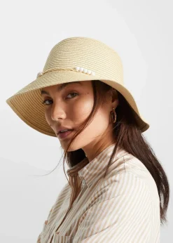 bonprix Strandmode|Mützen, Caps & Hüte|Sonnenhut natur
