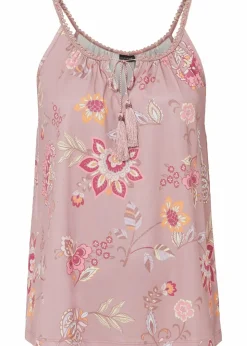 bonprix Nachhaltigere Materialien|Shirts & Tops|Spaghettiträger-Top rosenholz bedruckt