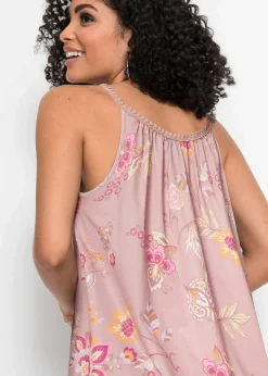 bonprix Nachhaltigere Materialien|Shirts & Tops|Spaghettiträger-Top rosenholz bedruckt