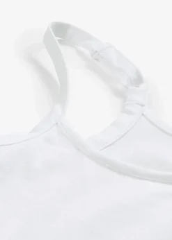 bonprix Shirts & Tops|Basics|Spaghettiträger-Top aus reiner Bio Baumwolle, (2er-Pack) weiß+schwarz