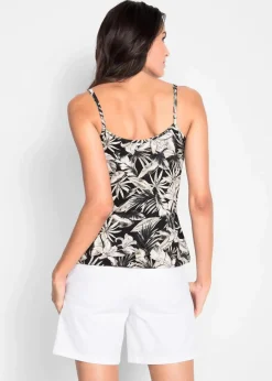 Spaghettiträger-Top aus softem Viskose-Mix|bonprix Best