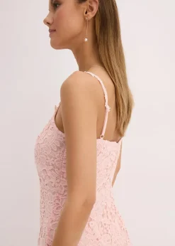 Spitzenkleid mit dekorierten Trägern|bonprix Sale