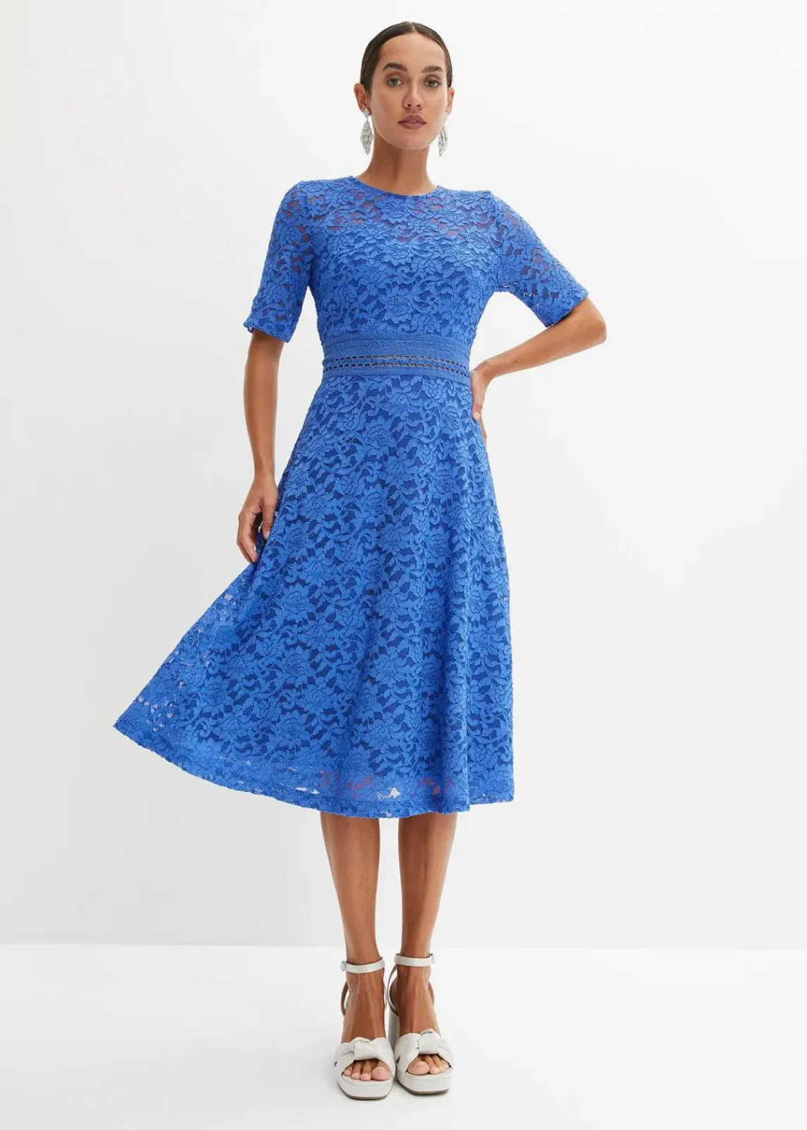 Spitzenkleid mit Häkeleinsatz|bonprix Best