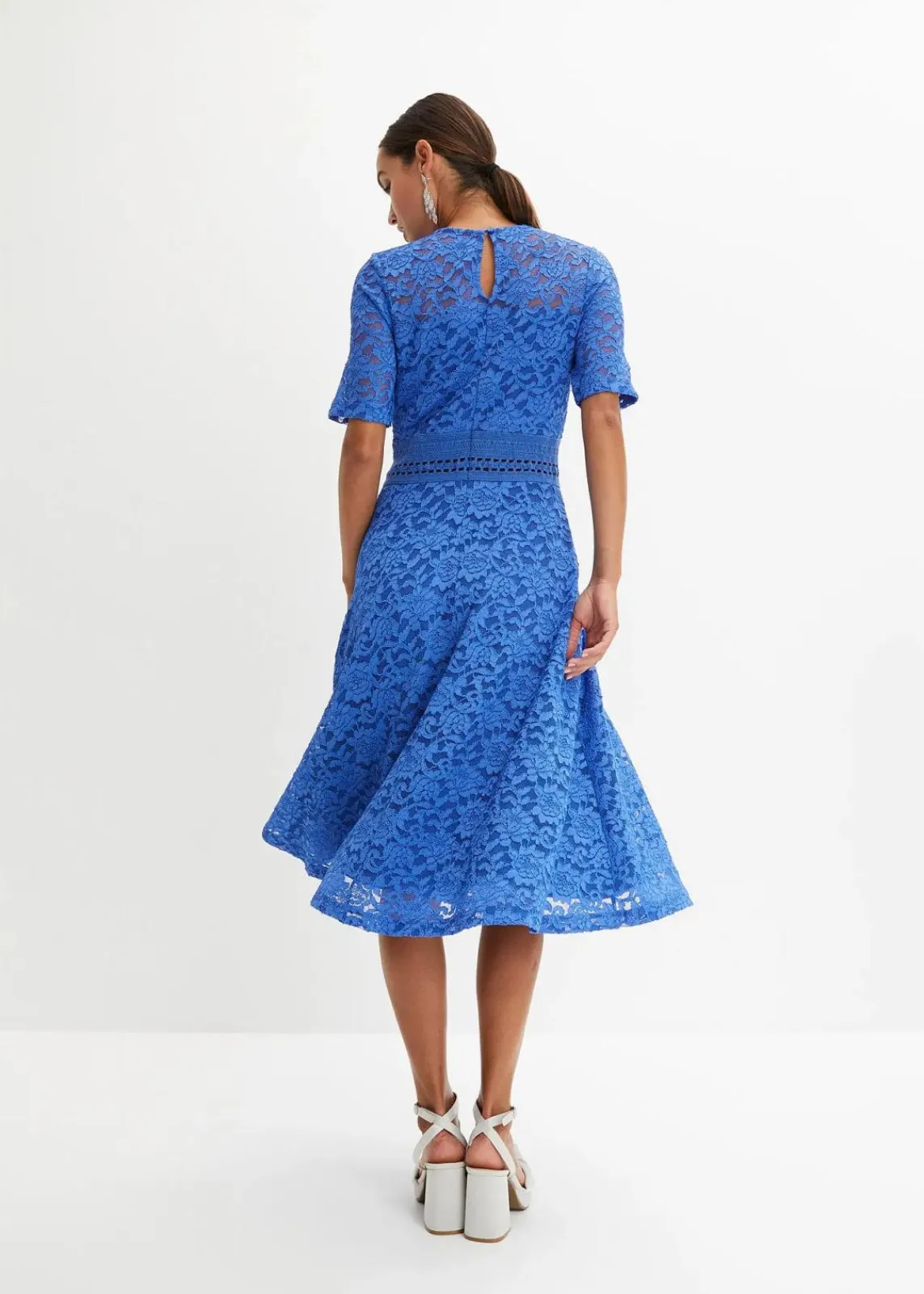 Spitzenkleid mit Häkeleinsatz|bonprix Best