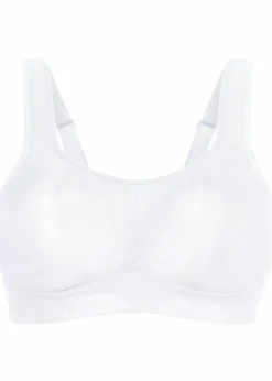 bonprix Große Cups D-H|Sportbekleidung|Sport BH mit starkem Halt weiß