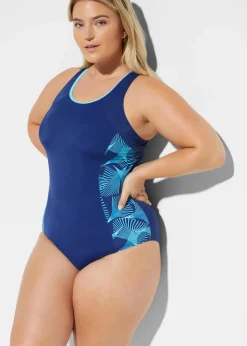 Sport-Badeanzug mit seitlichen Einsätzen|bonprix Best