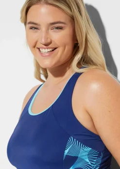 Sport-Badeanzug mit seitlichen Einsätzen|bonprix Best