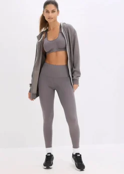 bonprix Bekleidung·Sweat|Bekleidung·Kleider|Sport-Leggings, schnelltrocknend granitgrau