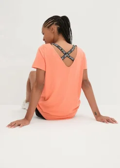 Sport-Longshirt mit Rückenausschnitt|bonprix Outlet