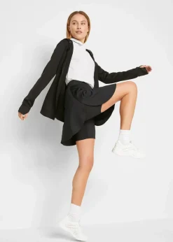 bonprix Bekleidung·Sportbekleidung|Bekleidung·Sweat|Sport-Rock mit integrierter Radlerhose, schnelltrocknend schwarz