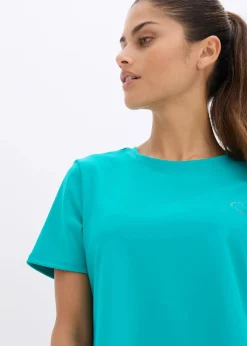 bonprix Bekleidung·Sweat|Nachhaltigere Materialien|Sport-Shirt aus stabilem Baumwollgriff smaragd