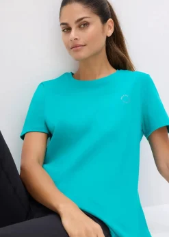 bonprix Bekleidung·Sweat|Nachhaltigere Materialien|Sport-Shirt aus stabilem Baumwollgriff smaragd