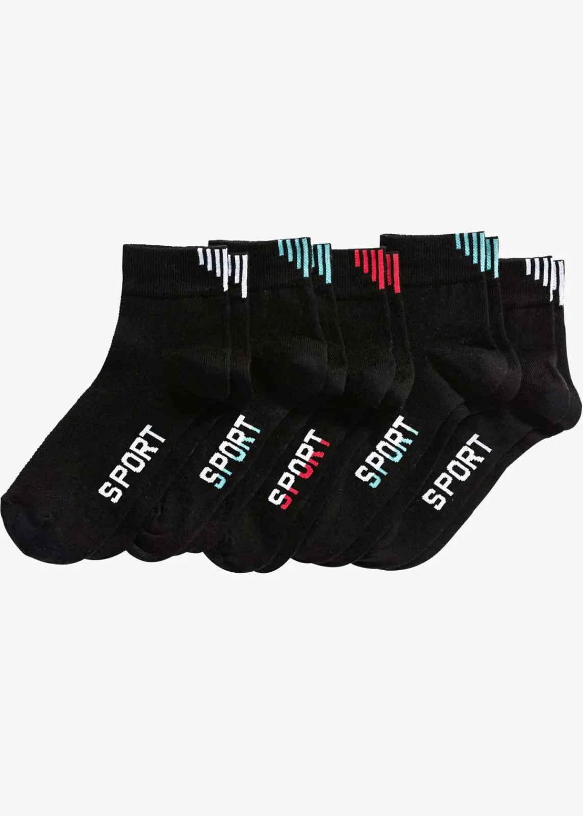 Sportsocken mit Bio-Baumwolle (5 Paar)|bonprix Best