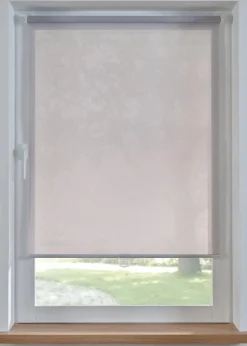 Springrollo einfarbig mit Struktur|bonprix Online