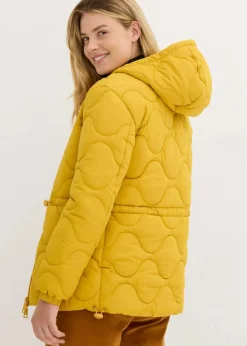 bonprix Jacken & Mäntel|Nachhaltigere Materialien|Steppjacke ockergold
