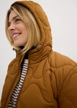 bonprix Jacken & Mäntel|Nachhaltigere Materialien|Steppjacke cognac braun