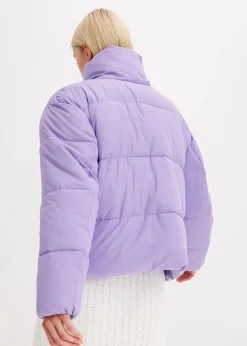 bonprix Bekleidung·Hosen|Jacken & Mäntel|Steppjacke mit Stehkragen softlila