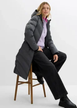 bonprix Bekleidung·Hosen|Jacken & Mäntel|Steppmantel anthrazit