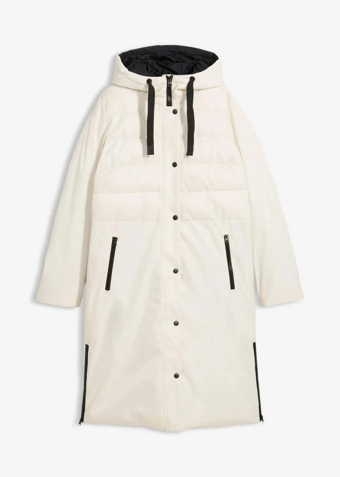 bonprix Jacken & Mäntel|Bekleidung·Hosen|Steppmantel naturbeige