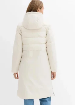 bonprix Jacken & Mäntel|Bekleidung·Hosen|Steppmantel naturbeige