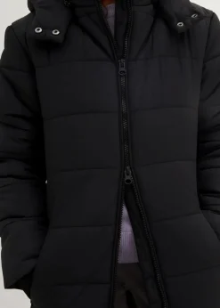 Steppmantel mit abnehmbarer Kapuze|bonprix Discount