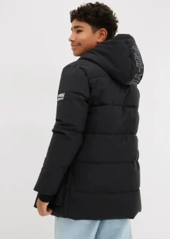 Stepp-Parka mit sportiven Details und Kapuze|bonprix Best