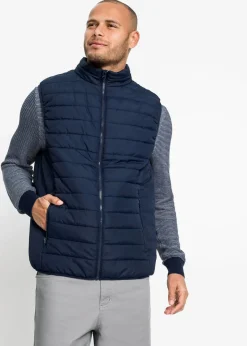 bonprix Jacken & Mäntel|Steppweste dunkelblau
