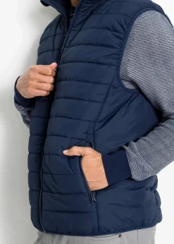 bonprix Jacken & Mäntel|Steppweste dunkelblau