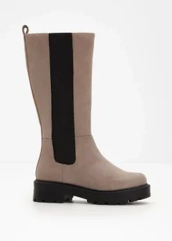 bonprix Stiefel|Stiefel taupe