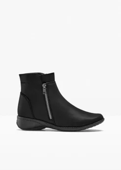 bonprix Gefütterte Winterschuhe|Stiefeletten|Stiefeletten schwarz