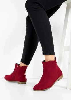 Stiefeletten mit Raffung|bonprix Clearance