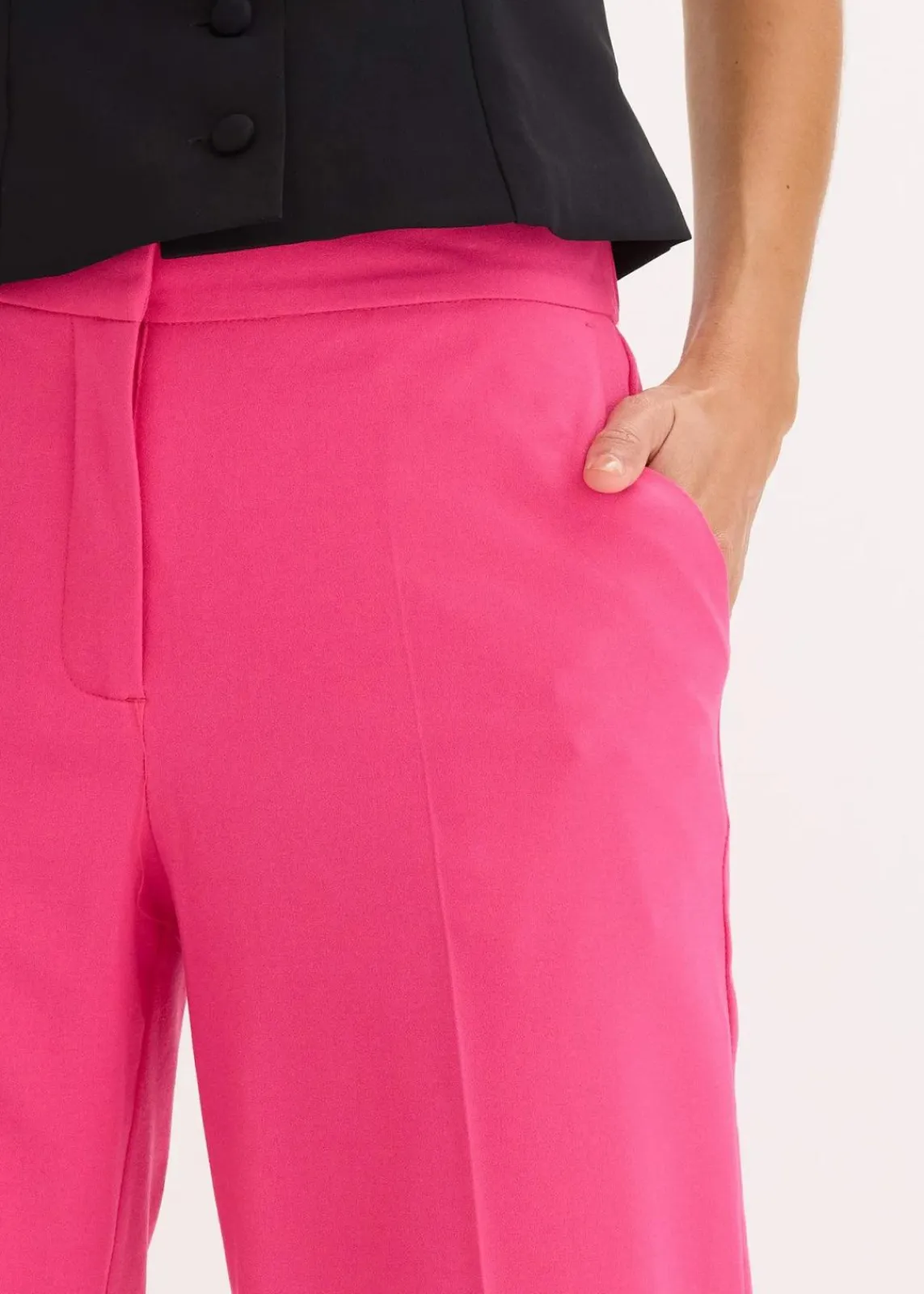 bonprix Hosen|3/4-Stifthose mit Schlitz pinklady