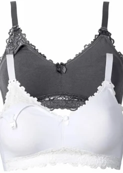 Still BH ohne Bügel mit Bio-Baumwolle (2er Pack)|bonprix Outlet