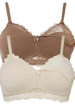Still BH ohne Bügel mit Bio-Baumwolle (2er Pack)|bonprix Discount