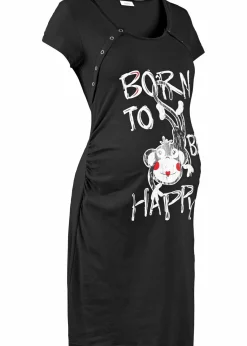 Still-Nachthemd mit Baumwolle|bonprix