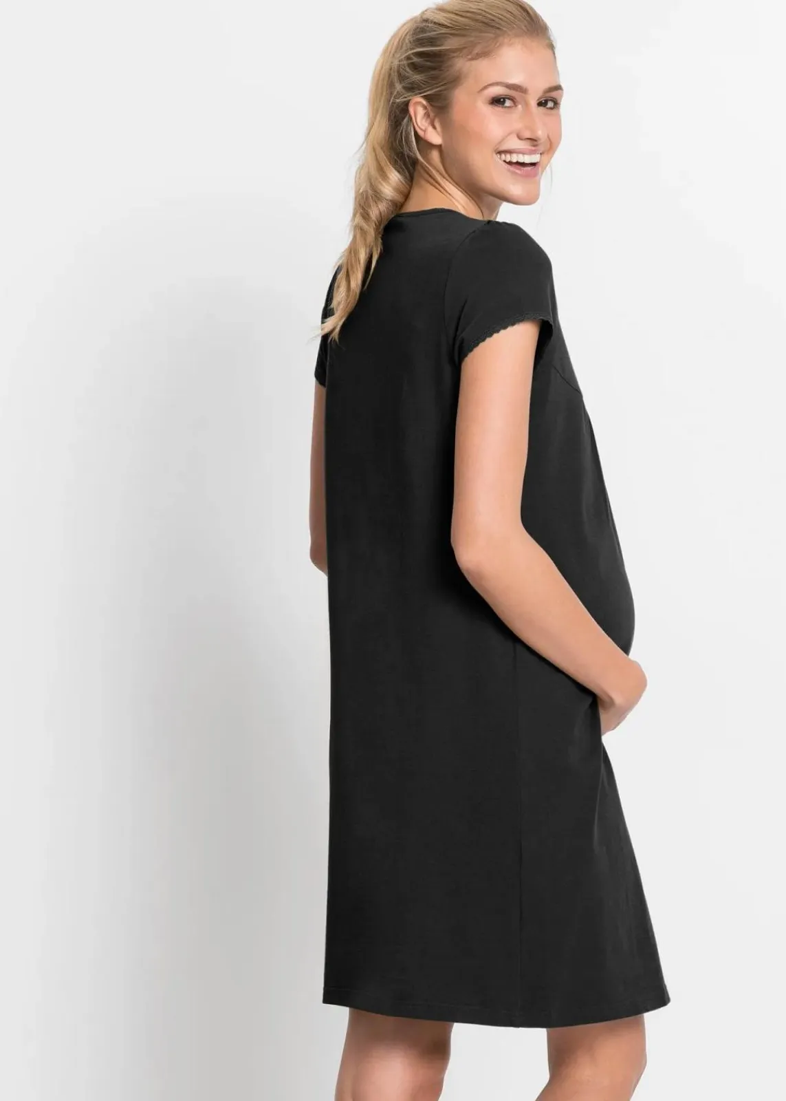 Still-Nachthemd mit Bio-Baumwolle|bonprix New